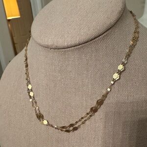 Lana 14k Gold Double Strand Necklace